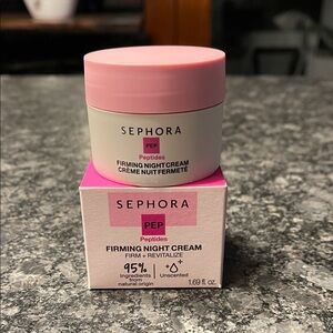 Sephora Pep Peptides Firming Night Cream firms + revitalizes redness + sensitive